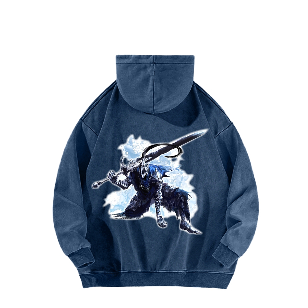 Dark Souls Unisex Washed Hoodie 2603015541