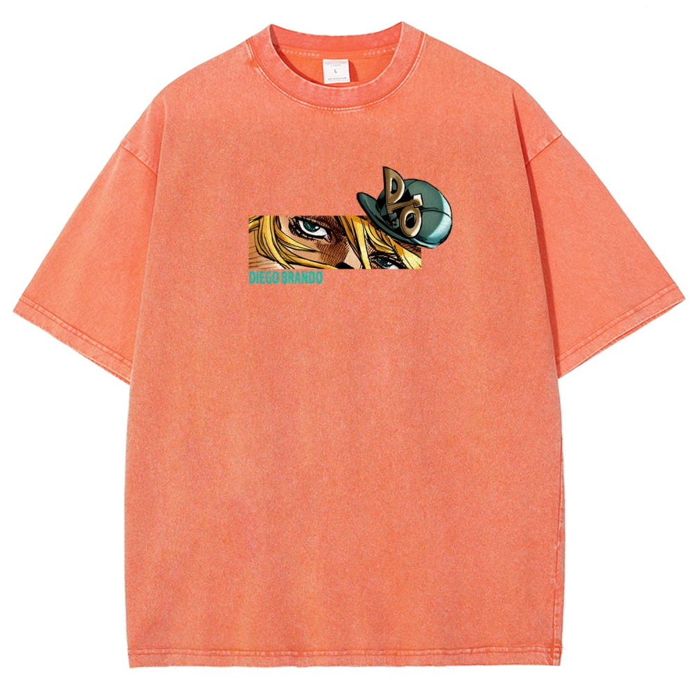 Jojo's Bizarre Adventure Unisex Fit Washed T-Shirt 2603015821