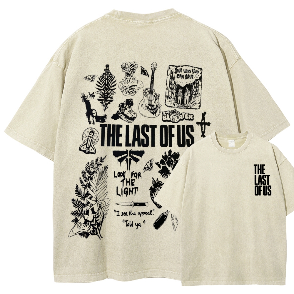 The Last of Us Unisex Fit Washed T-Shirt 2603015909