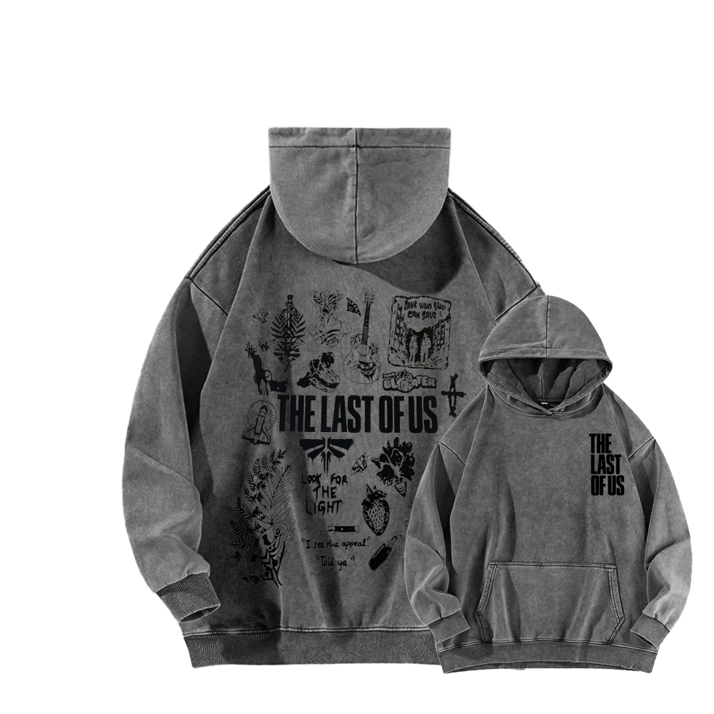 The Last of Us Unisex Washed Hoodie 2603015913