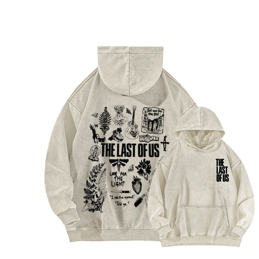 The Last of Us Unisex Washed Hoodie 2603015913