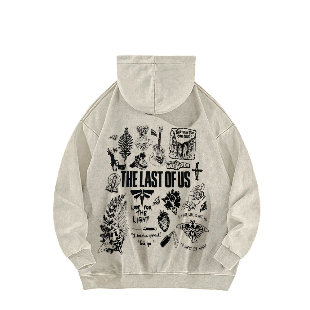 The Last of Us Unisex Washed Hoodie 2603015913