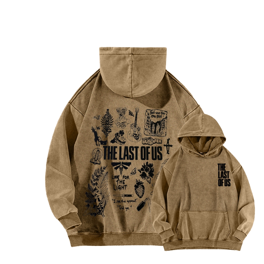 The Last of Us Unisex Washed Hoodie 2603015913