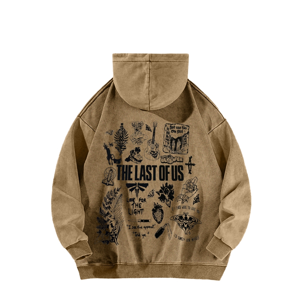 The Last of Us Unisex Washed Hoodie 2603015913