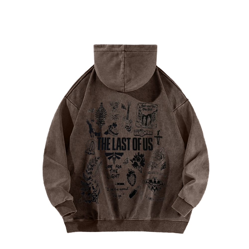 The Last of Us Unisex Washed Hoodie 2603015913