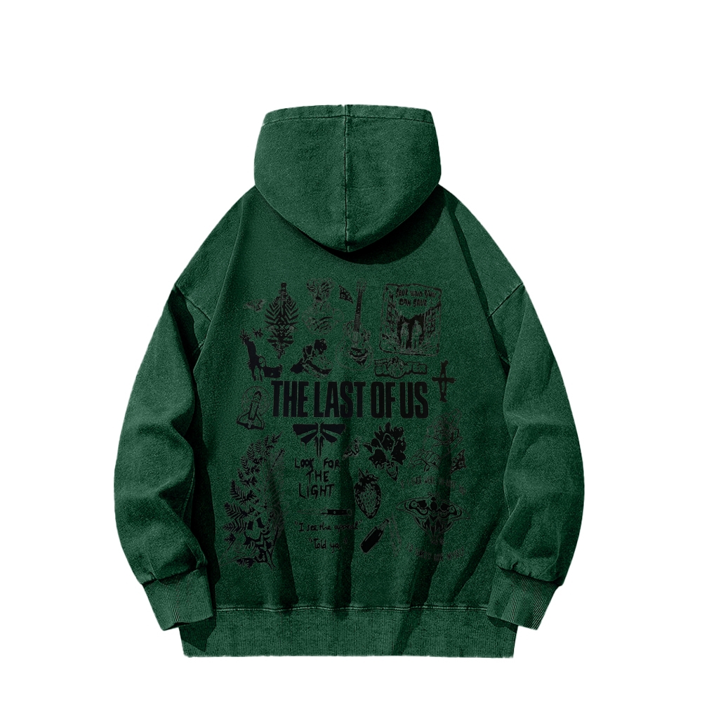 The Last of Us Unisex Washed Hoodie 2603015913