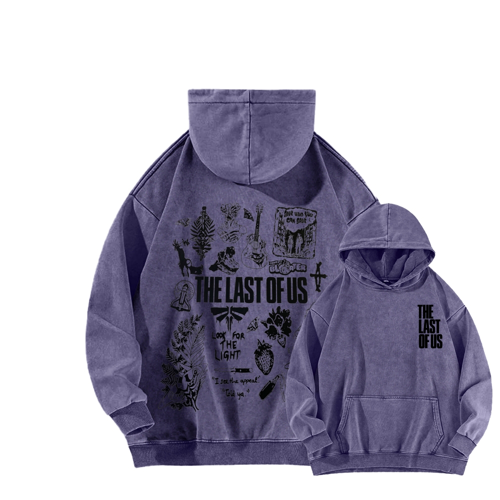 The Last of Us Unisex Washed Hoodie 2603015913