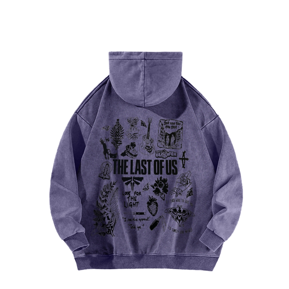 The Last of Us Unisex Washed Hoodie 2603015913