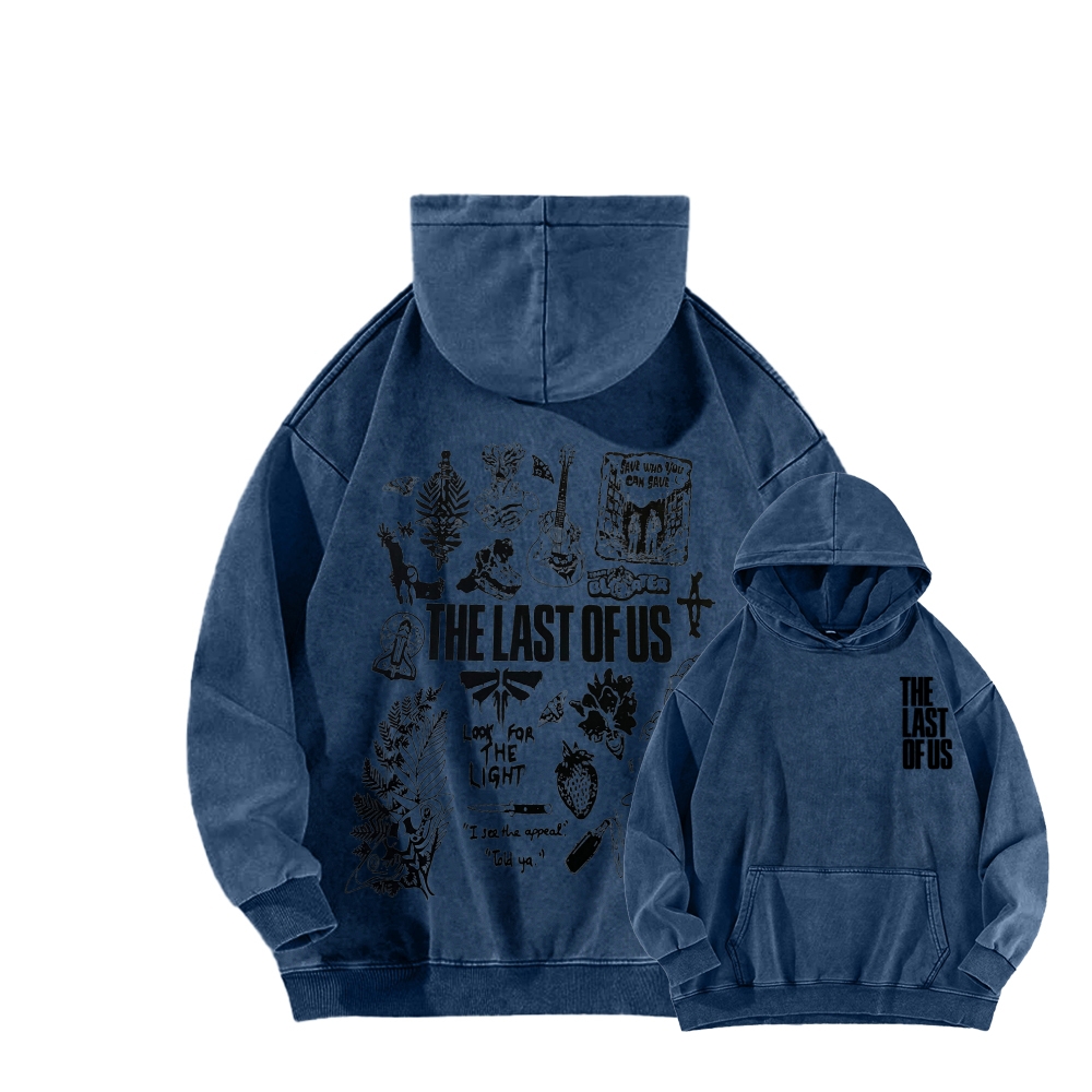 The Last of Us Unisex Washed Hoodie 2603015913