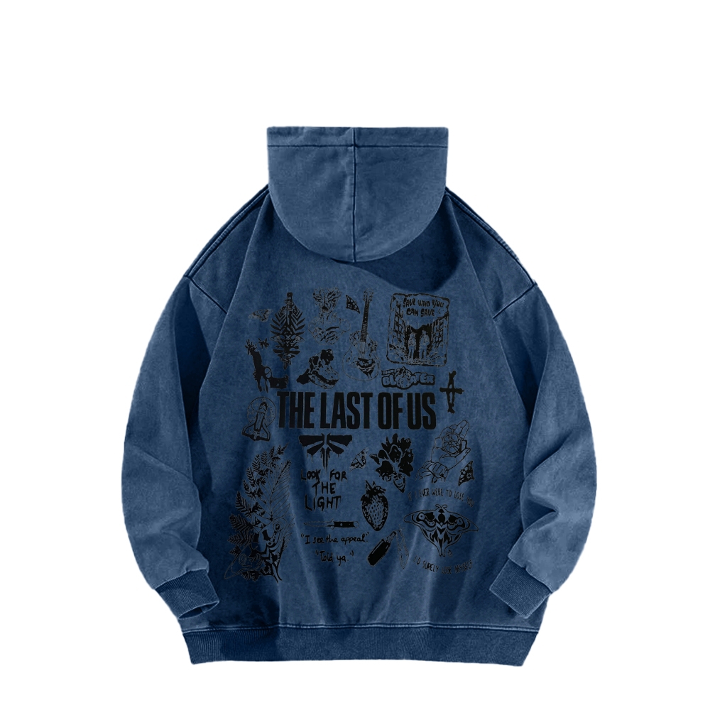 The Last of Us Unisex Washed Hoodie 2603015913