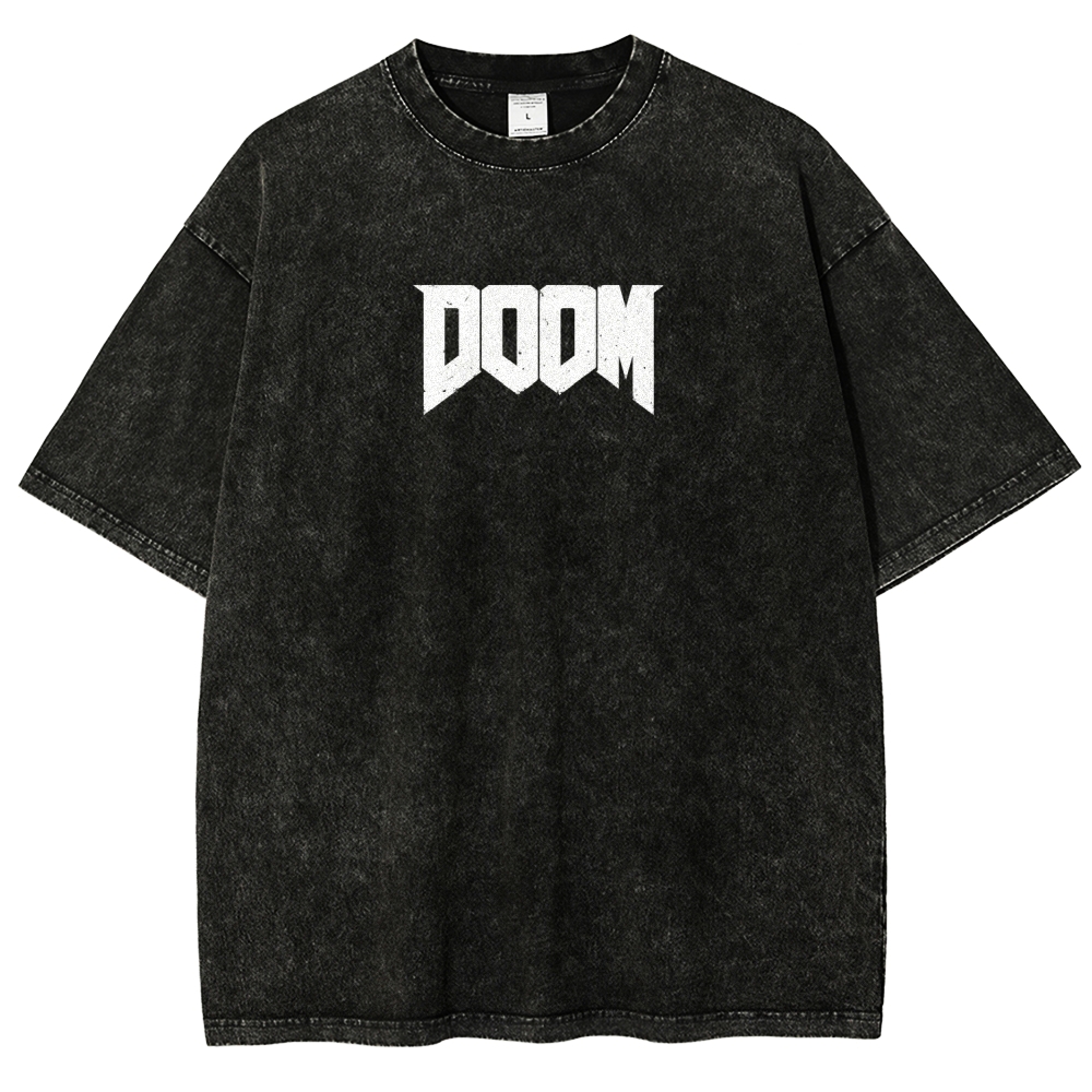 DOOM Unisex Fit Washed T-Shirt 2603016949