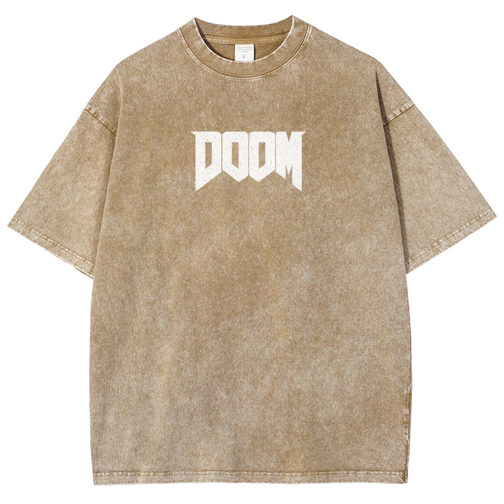 DOOM Unisex Fit Washed T-Shirt 2603016949