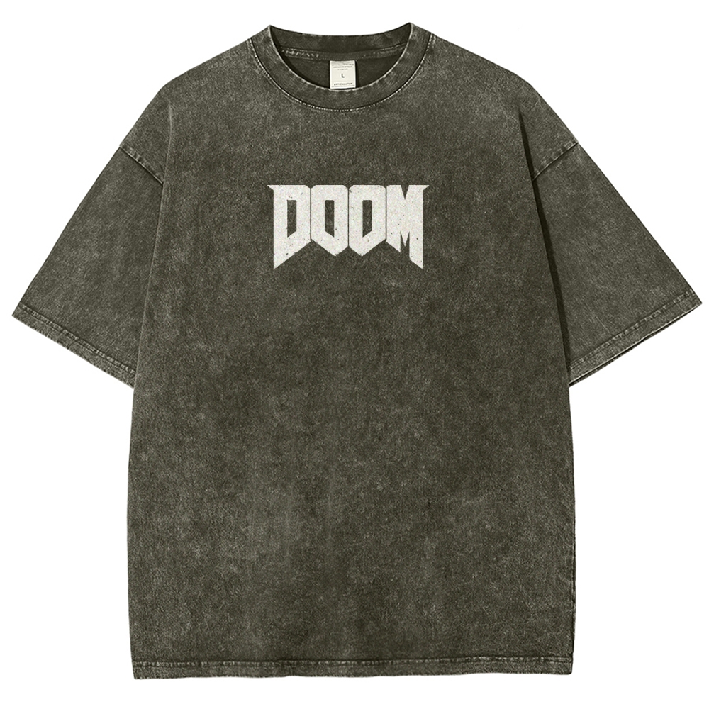 DOOM Unisex Fit Washed T-Shirt 2603016949