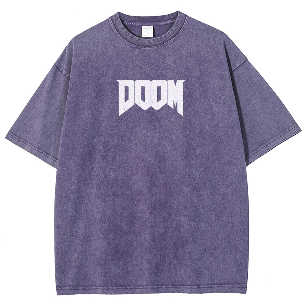 DOOM Unisex Fit Washed T-Shirt 2603016949