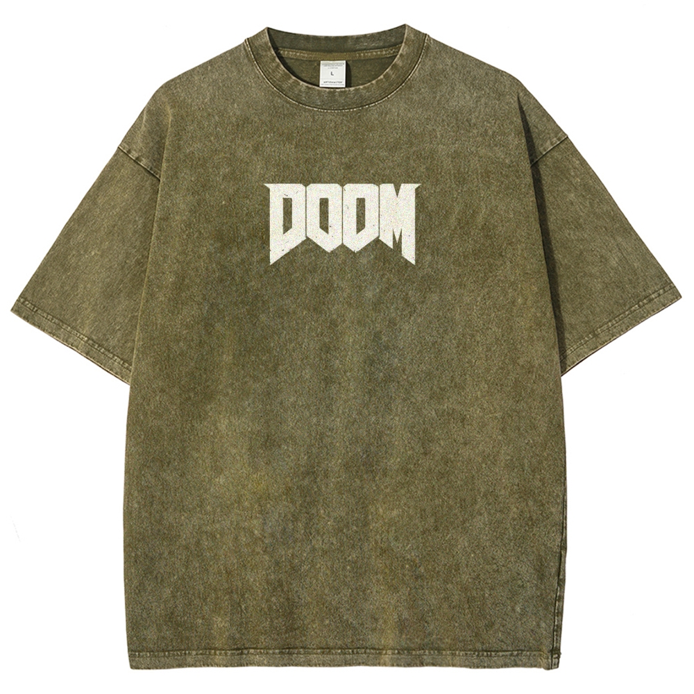 DOOM Unisex Fit Washed T-Shirt 2603016949