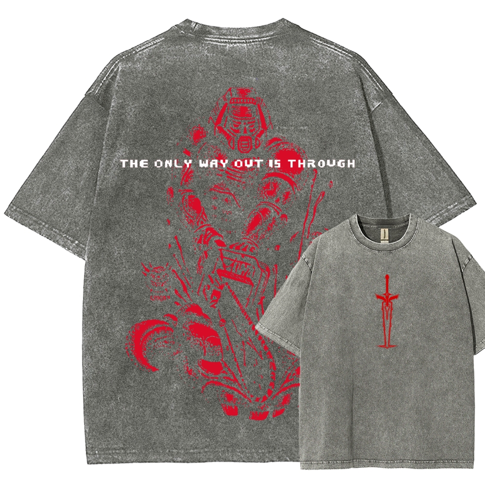 DOOM Unisex Fit Washed T-Shirt 2603016956