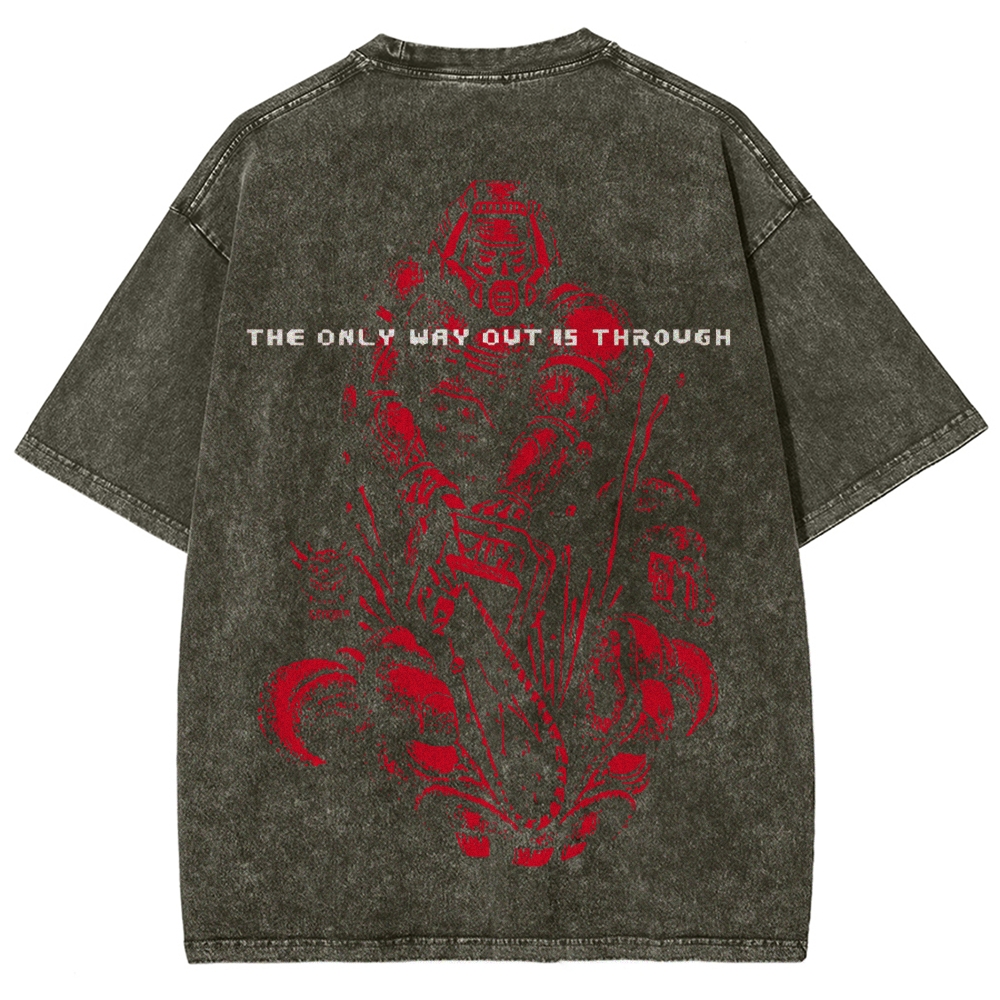 DOOM Unisex Fit Washed T-Shirt 2603016956