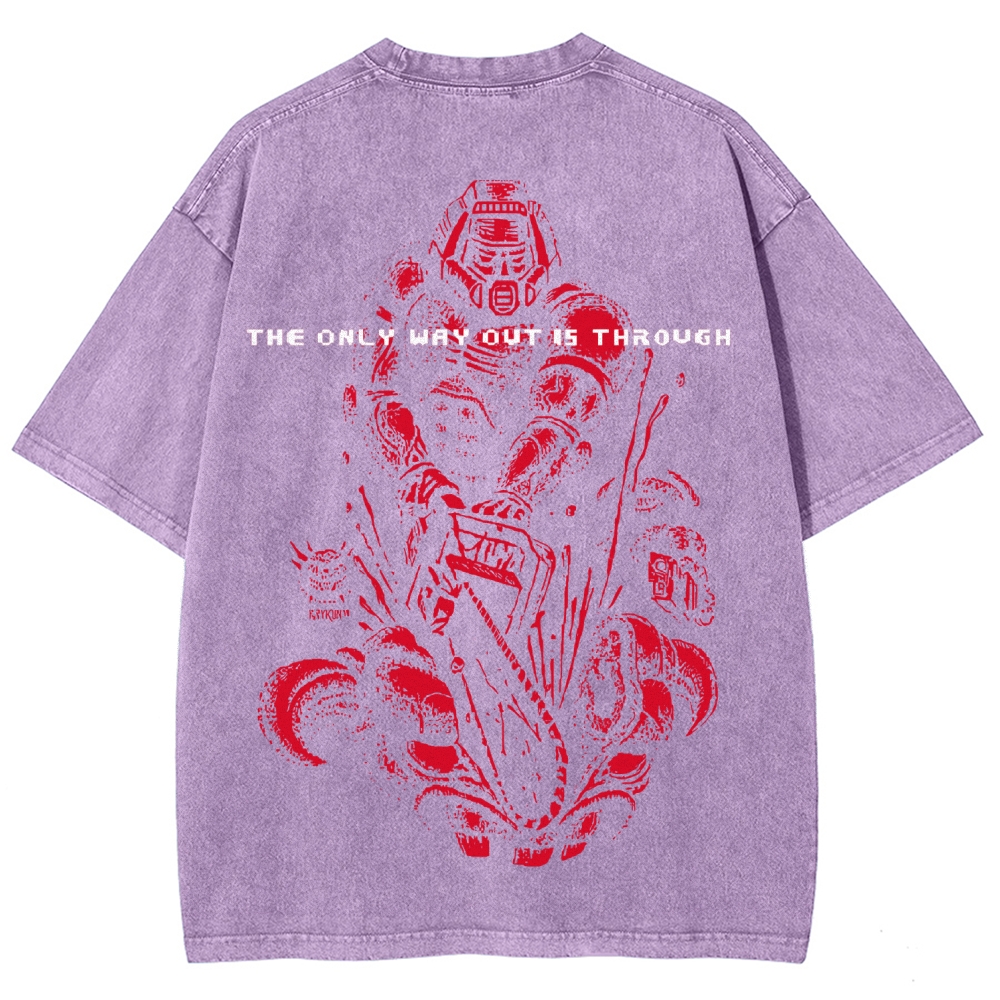 DOOM Unisex Fit Washed T-Shirt 2603016956