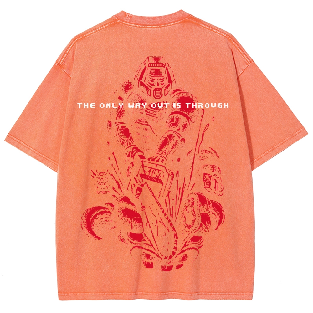 DOOM Unisex Fit Washed T-Shirt 2603016956