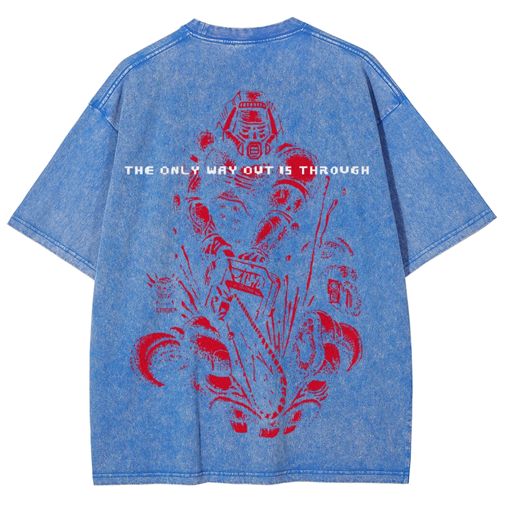 DOOM Unisex Fit Washed T-Shirt 2603016956