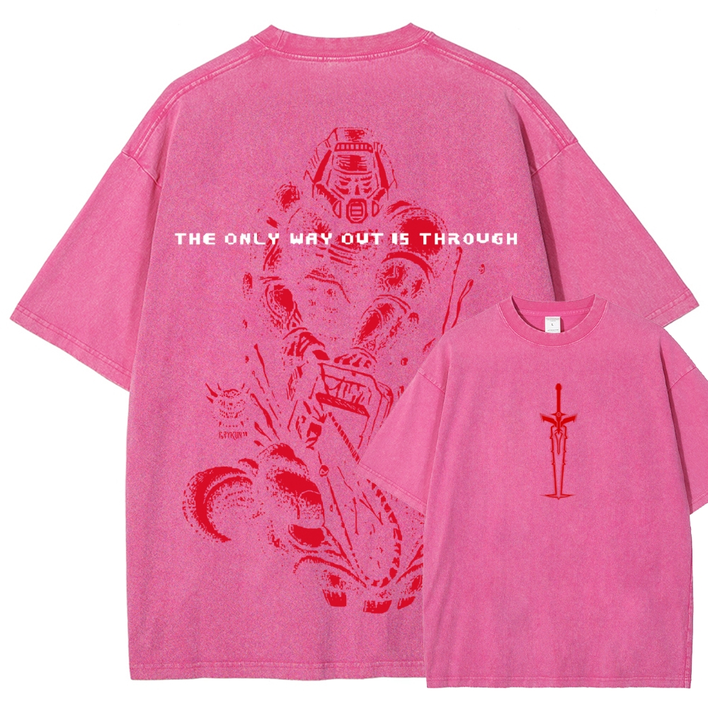 DOOM Unisex Fit Washed T-Shirt 2603016956