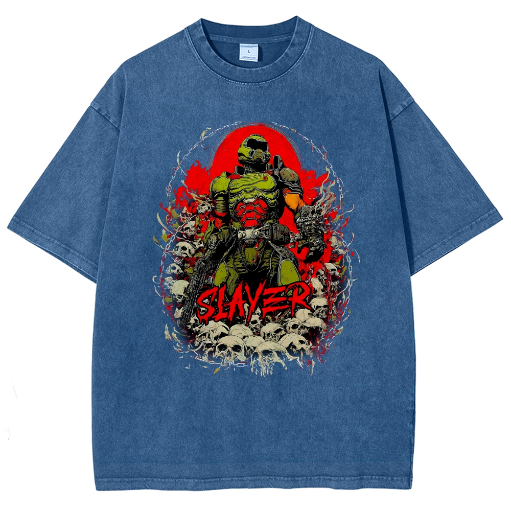 DOOM Unisex Fit Washed T-Shirt 2603016974
