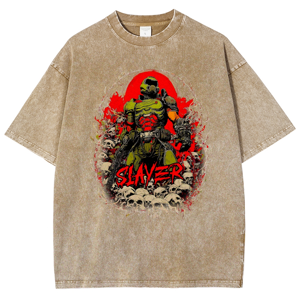 DOOM Unisex Fit Washed T-Shirt 2603016974