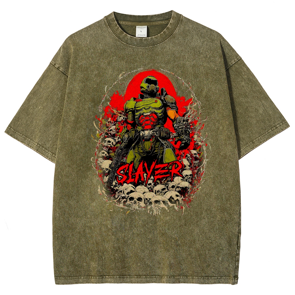 DOOM Unisex Fit Washed T-Shirt 2603016974