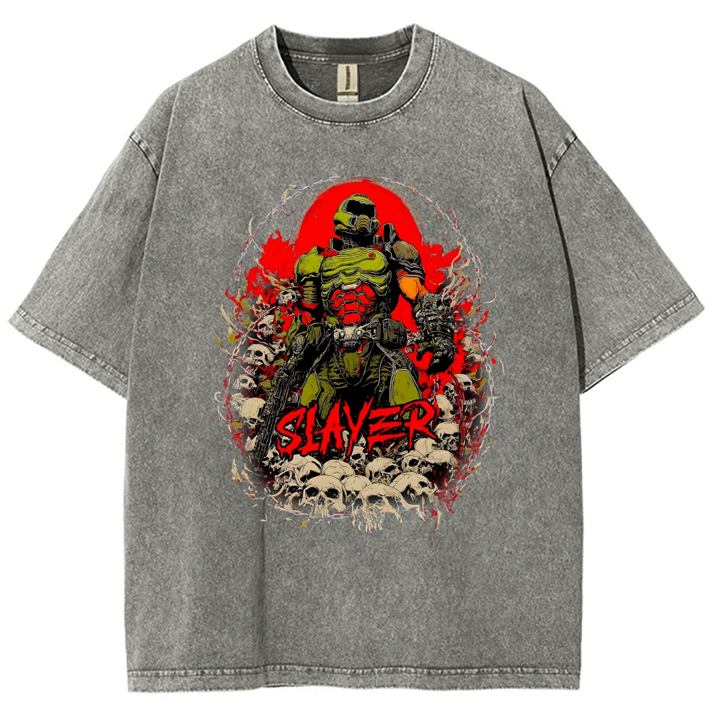 DOOM Unisex Fit Washed T-Shirt 2603016974