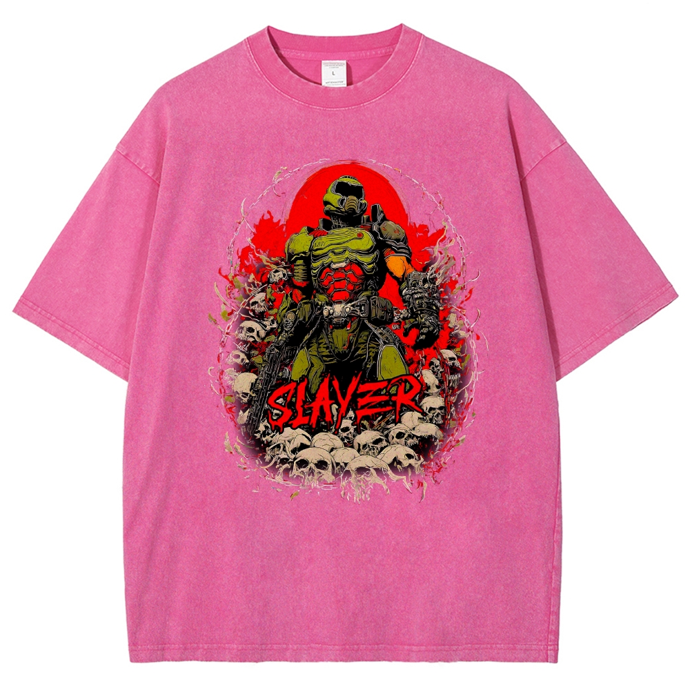 DOOM Unisex Fit Washed T-Shirt 2603016974
