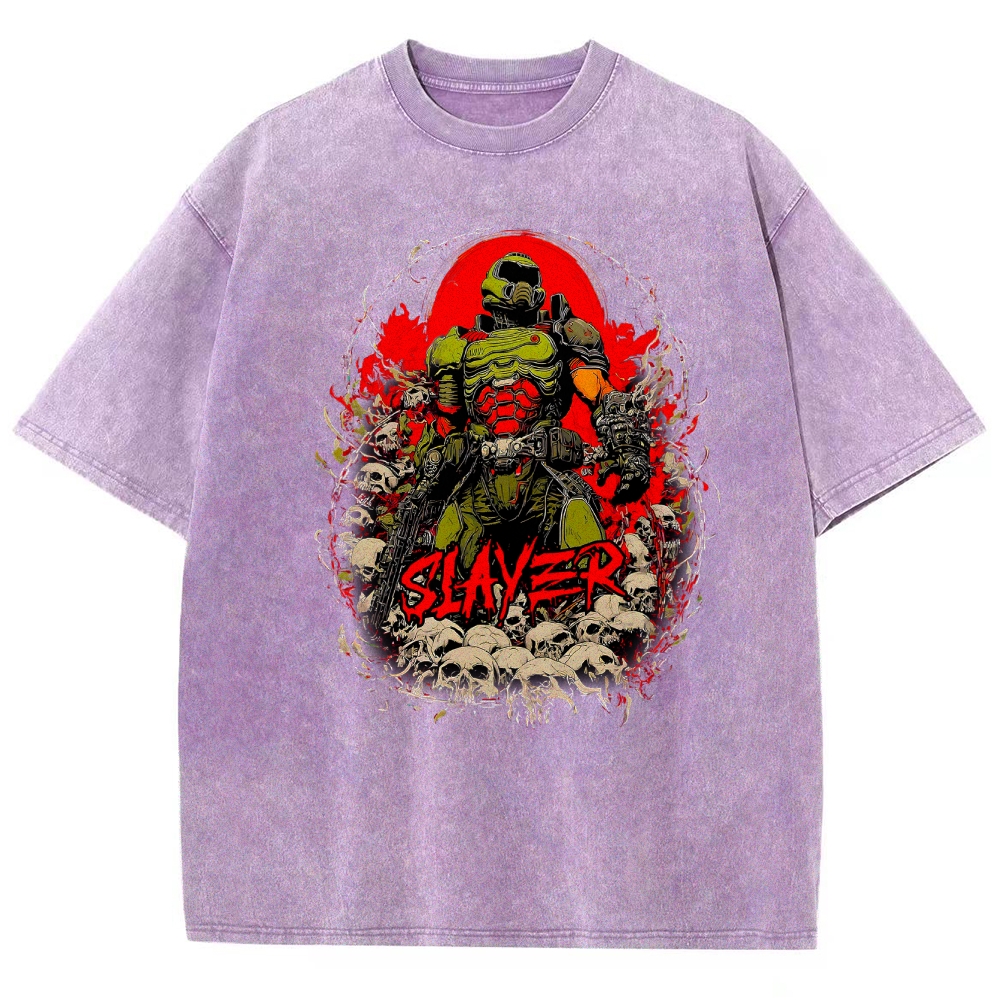 DOOM Unisex Fit Washed T-Shirt 2603016974