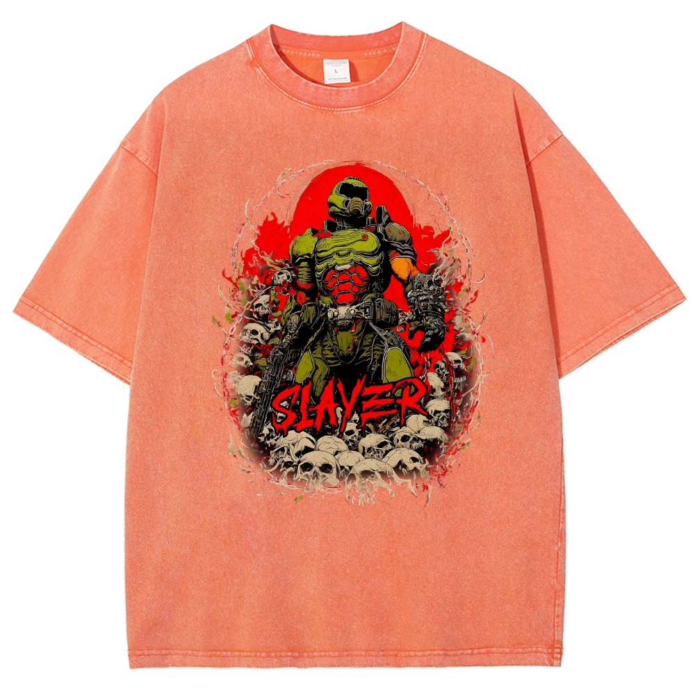 DOOM Unisex Fit Washed T-Shirt 2603016974
