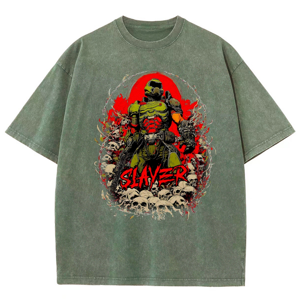 DOOM Unisex Fit Washed T-Shirt 2603016974