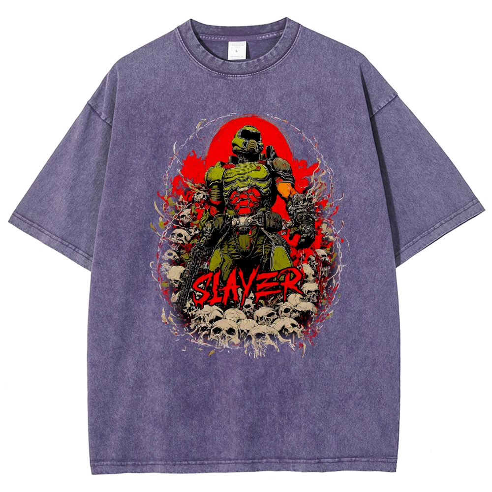 DOOM Unisex Fit Washed T-Shirt 2603016974