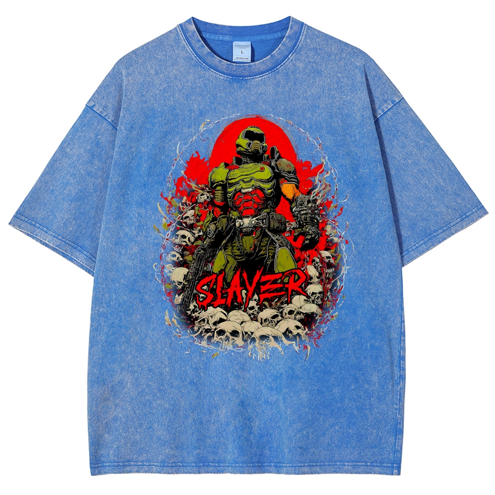 DOOM Unisex Fit Washed T-Shirt 2603016974