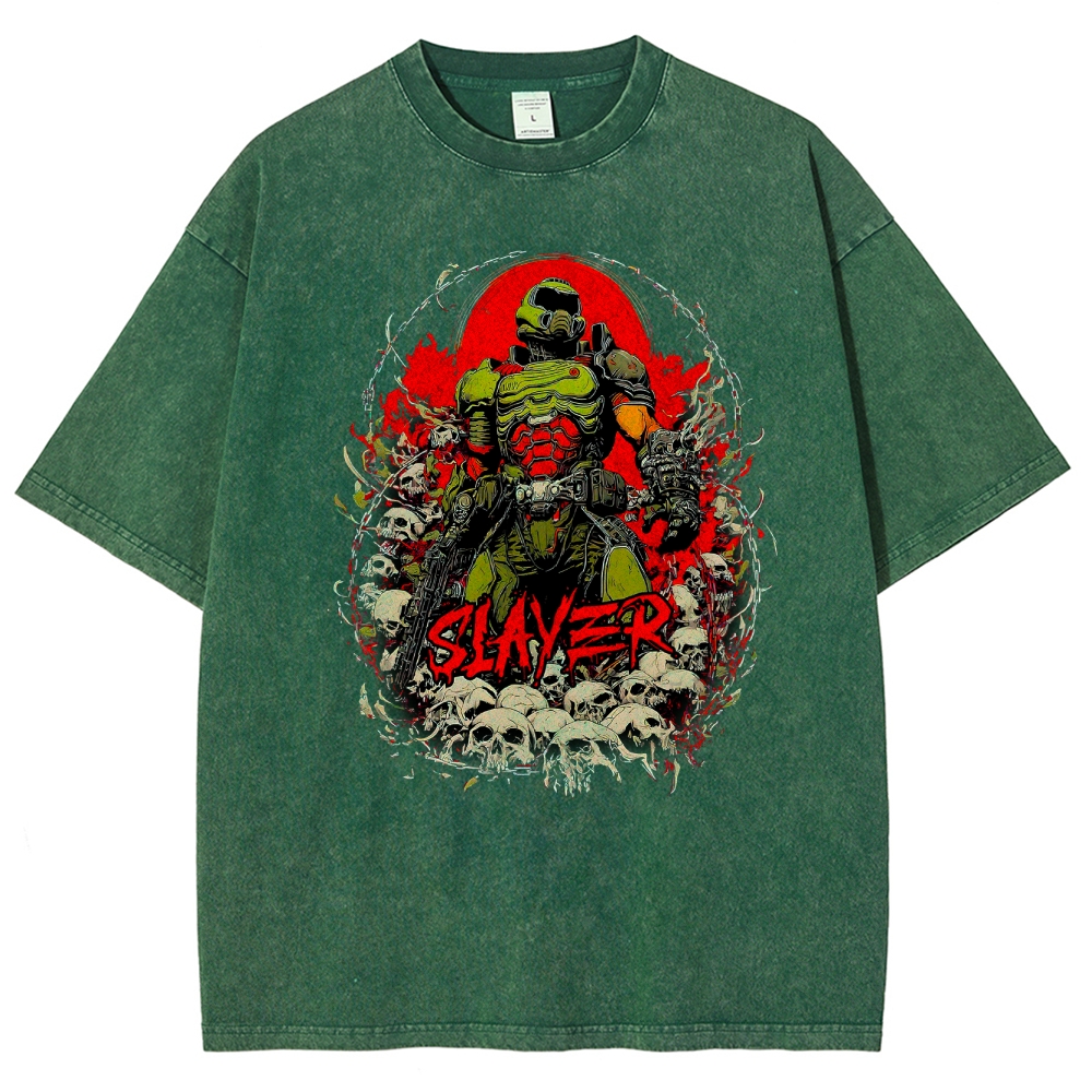 DOOM Unisex Fit Washed T-Shirt 2603016974