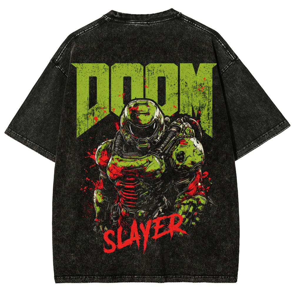 DOOM Unisex Fit Washed T-Shirt 2603017014
