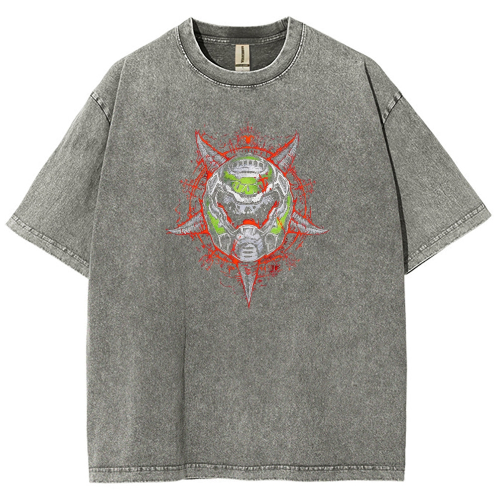 DOOM Unisex Fit Washed T-Shirt 2603017014