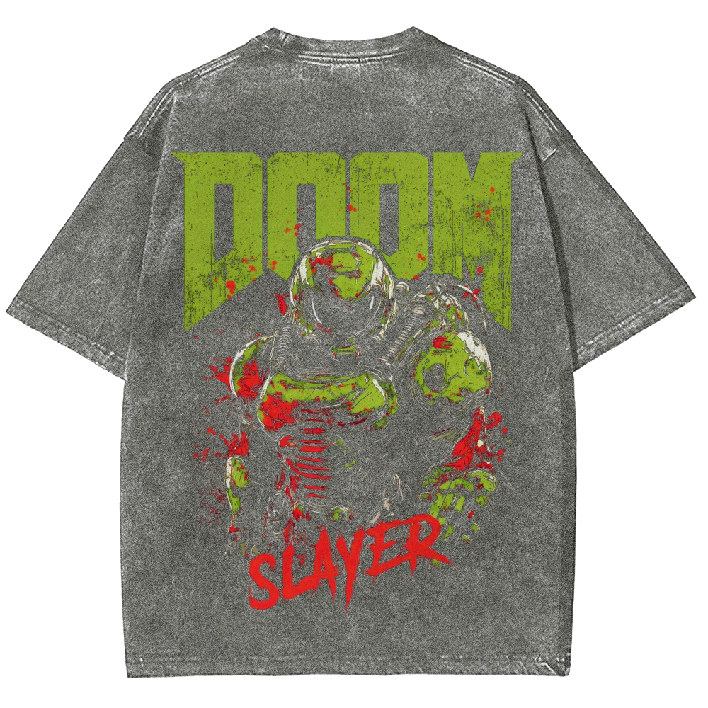 DOOM Unisex Fit Washed T-Shirt 2603017014