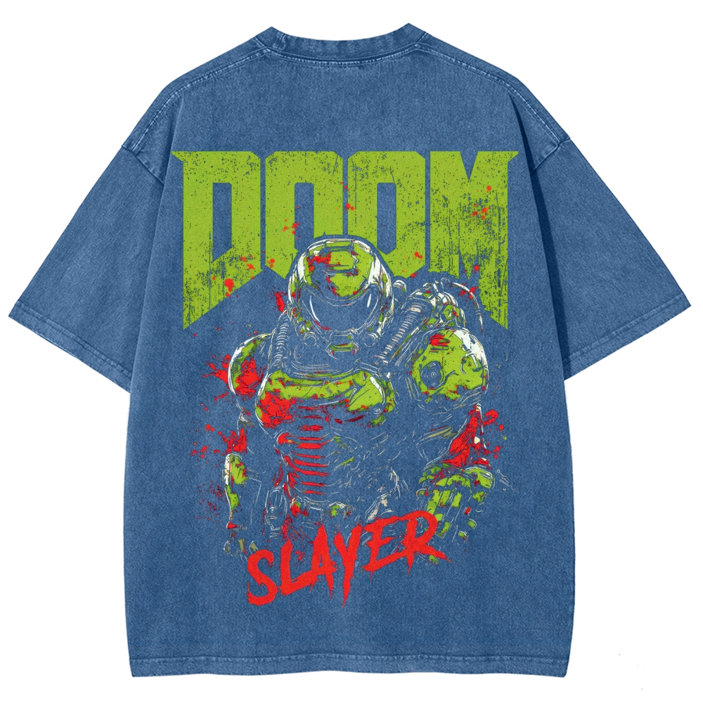 DOOM Unisex Fit Washed T-Shirt 2603017014