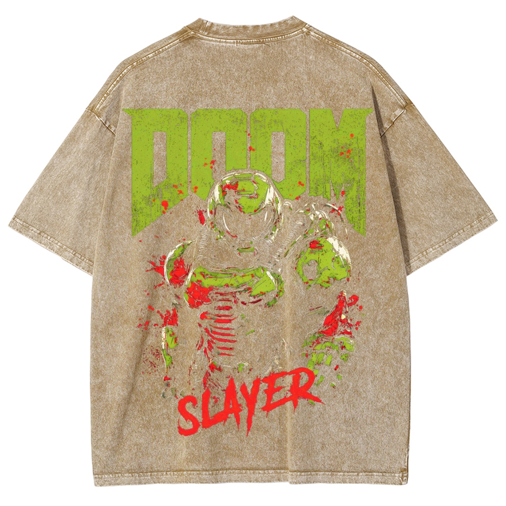 DOOM Unisex Fit Washed T-Shirt 2603017014