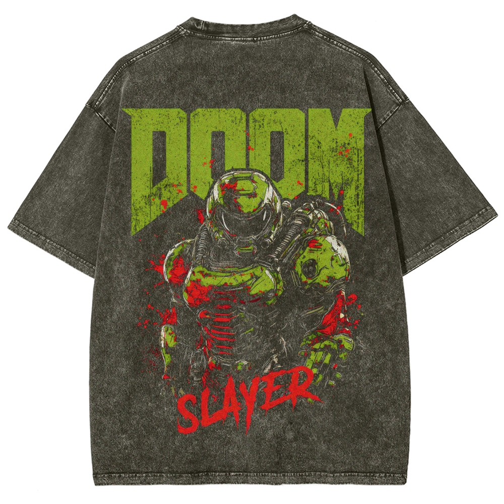 DOOM Unisex Fit Washed T-Shirt 2603017014
