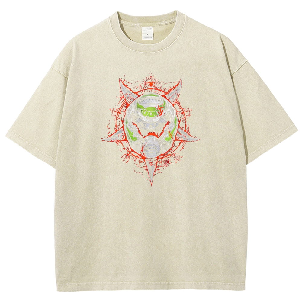 DOOM Unisex Fit Washed T-Shirt 2603017014