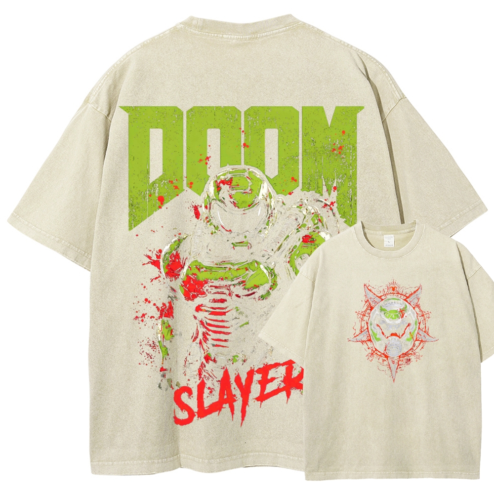 DOOM Unisex Fit Washed T-Shirt 2603017014