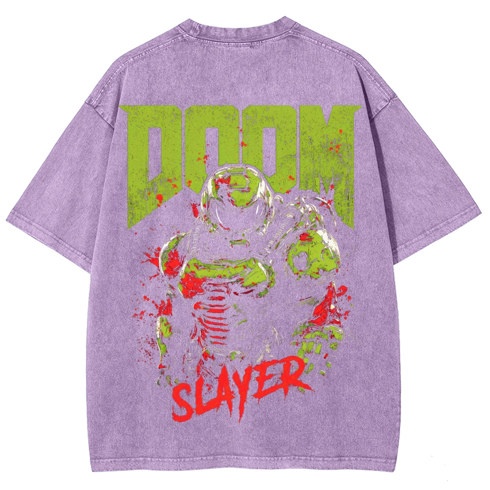 DOOM Unisex Fit Washed T-Shirt 2603017014