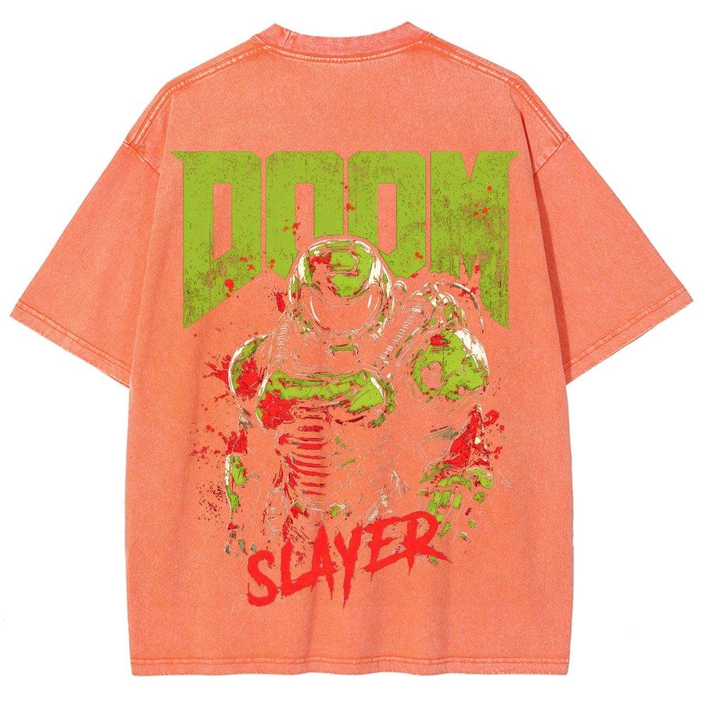 DOOM Unisex Fit Washed T-Shirt 2603017014