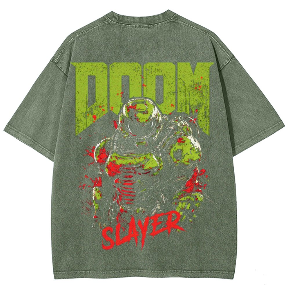 DOOM Unisex Fit Washed T-Shirt 2603017014