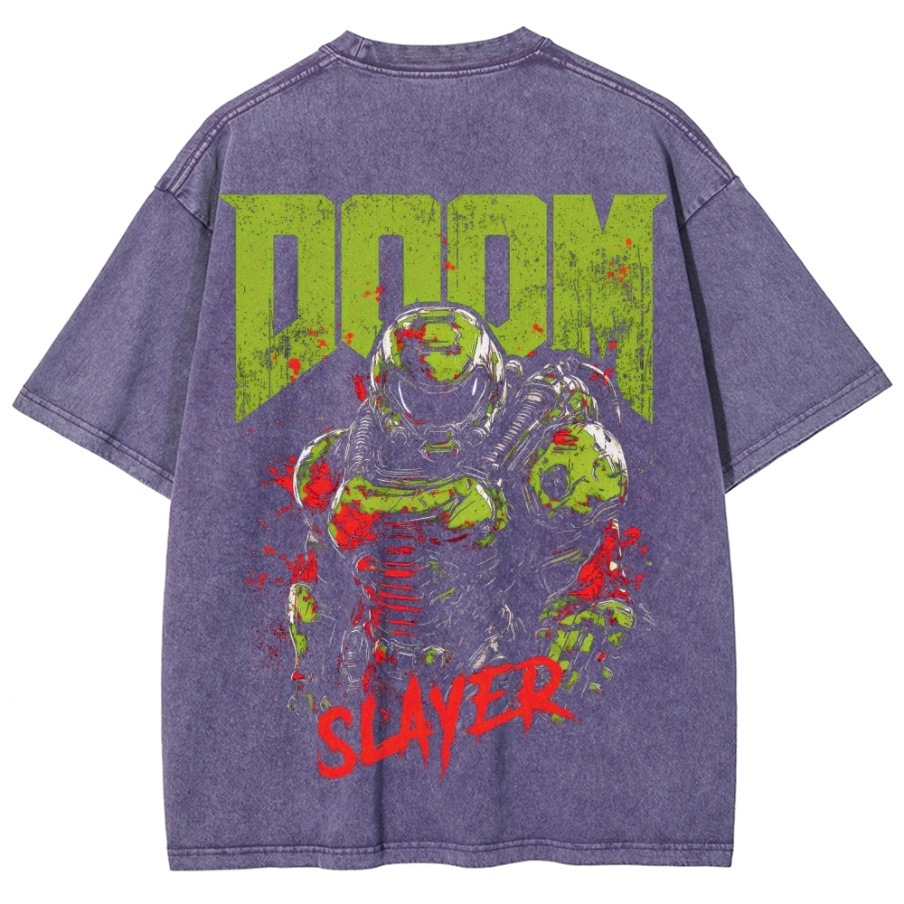 DOOM Unisex Fit Washed T-Shirt 2603017014