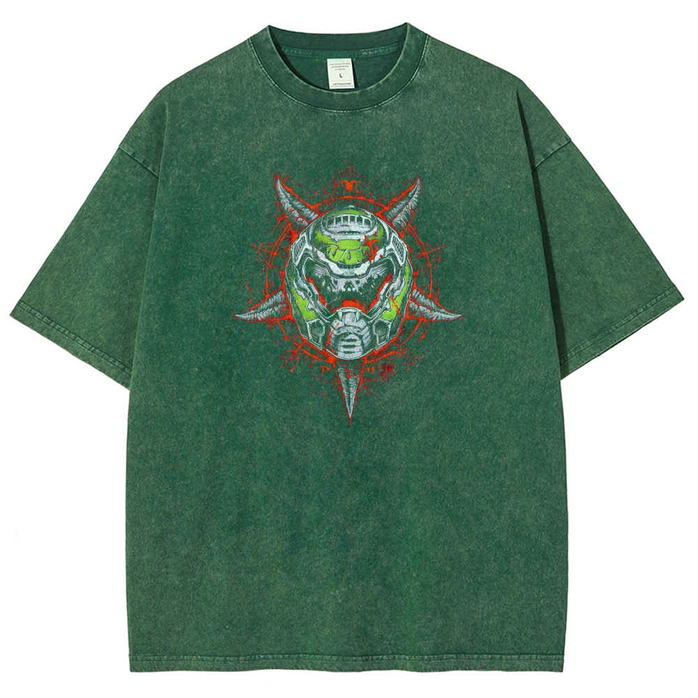 DOOM Unisex Fit Washed T-Shirt 2603017014