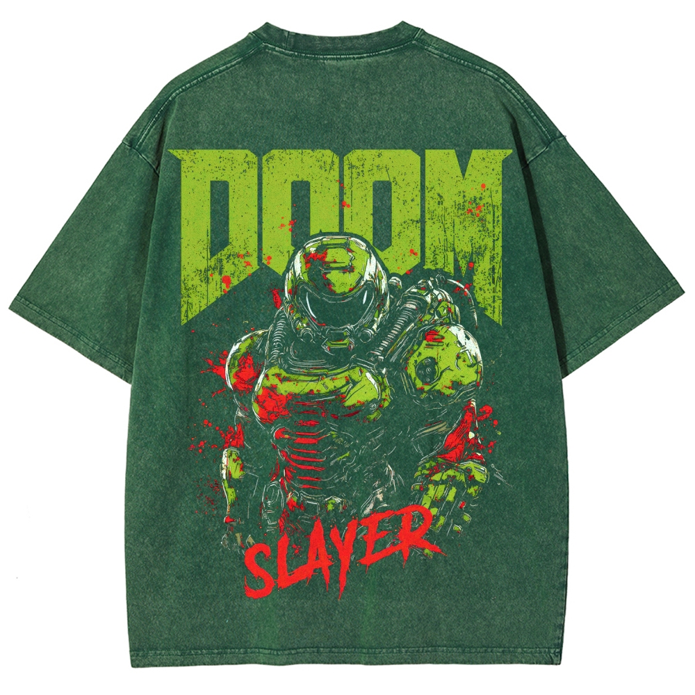 DOOM Unisex Fit Washed T-Shirt 2603017014